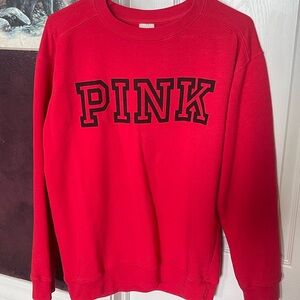 PINK oversized crew neck